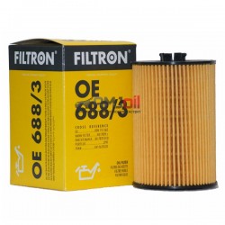FILTRON filtr oleju OE688/3 Audi A3 III (8V), A4 (B8/8K), A5 (8T), A6 (4G2/4G5), Q5 (8R); Seat Leon III; Skoda Octavia III, VW Golf VII, Golf Sportsvan, Scirocco III