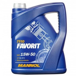 MANNOL FAVORIT 15W50 olej silnikowy 5L