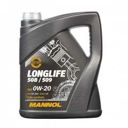 MANNOL 7722 LONGLIFE 0W20 508/509 olej silnikowy 5L